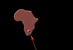 Kaart Zimbabwe - Zambia